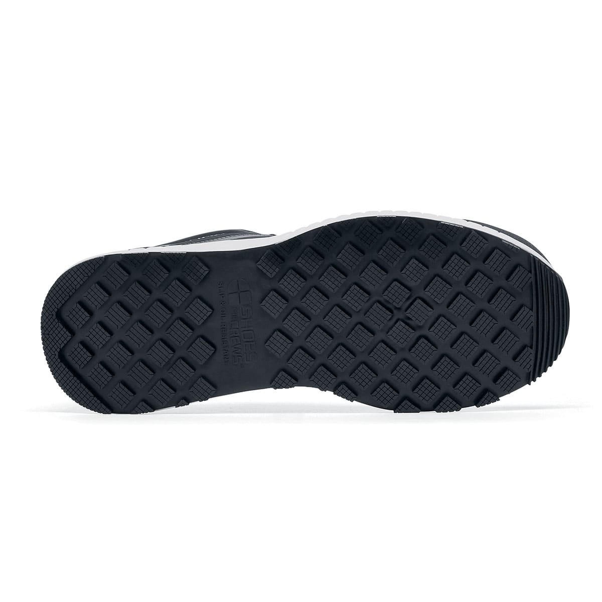 The Colly Soft Toe from Shoes For Crews are slip-resistant shoes that offer superior TripGuard technology, a water-resistant upper and arch support, seen from the bellow.