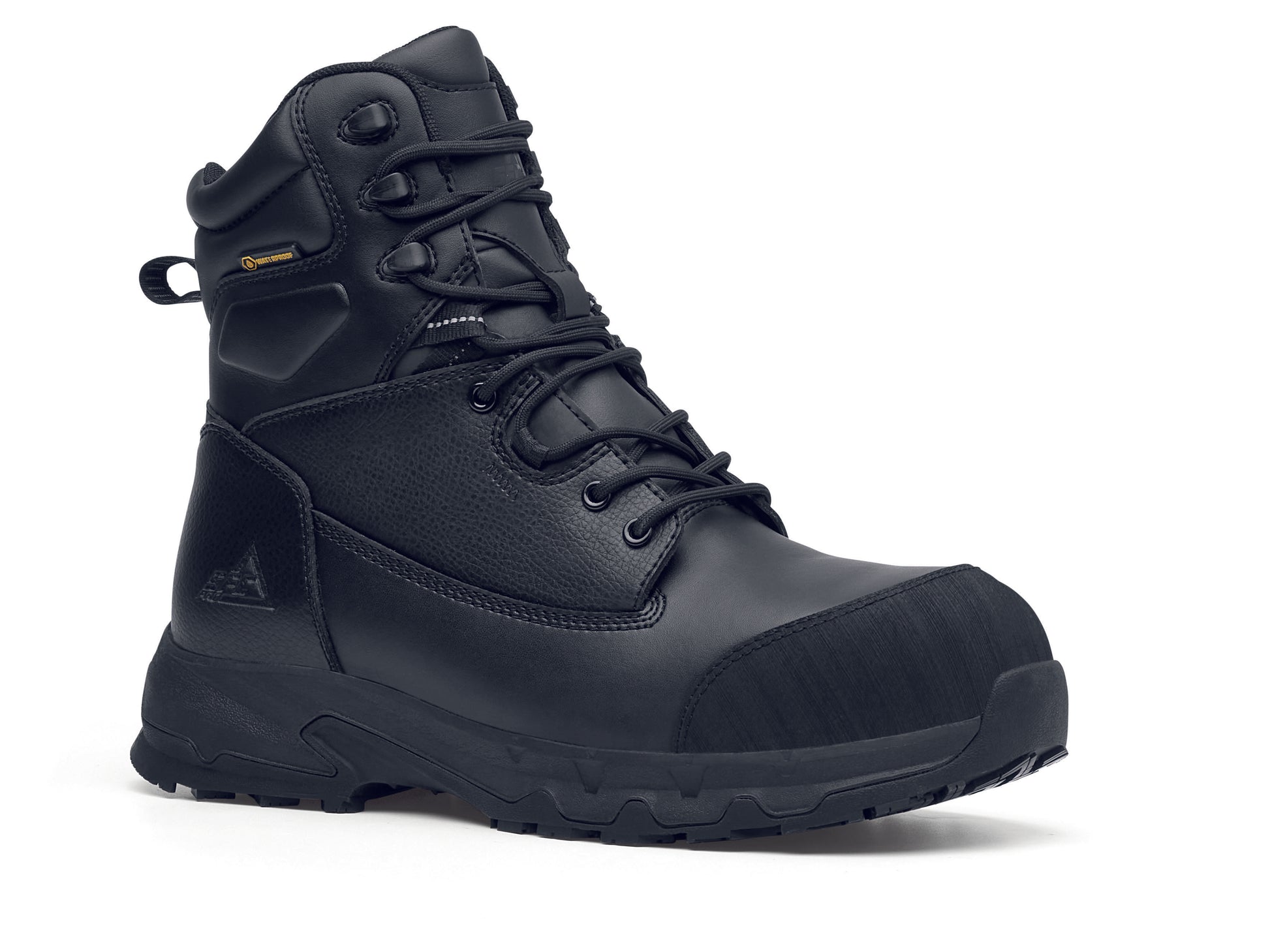 The Delvin from Shoes For Crews, the ultimate footwear for extreme conditions, seen from the right profile.