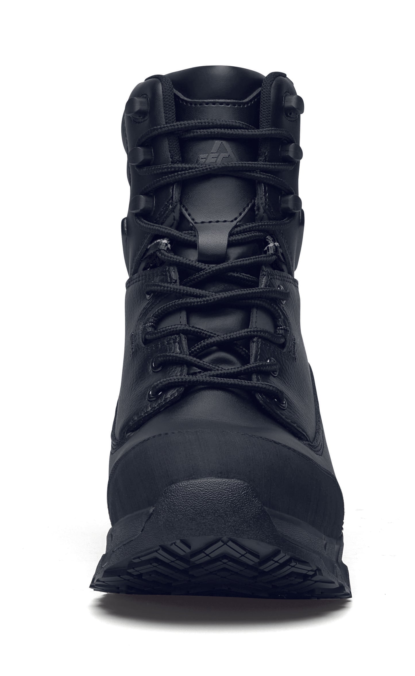 The Delvin from Shoes For Crews, the ultimate footwear for extreme conditions, seen from the front.
