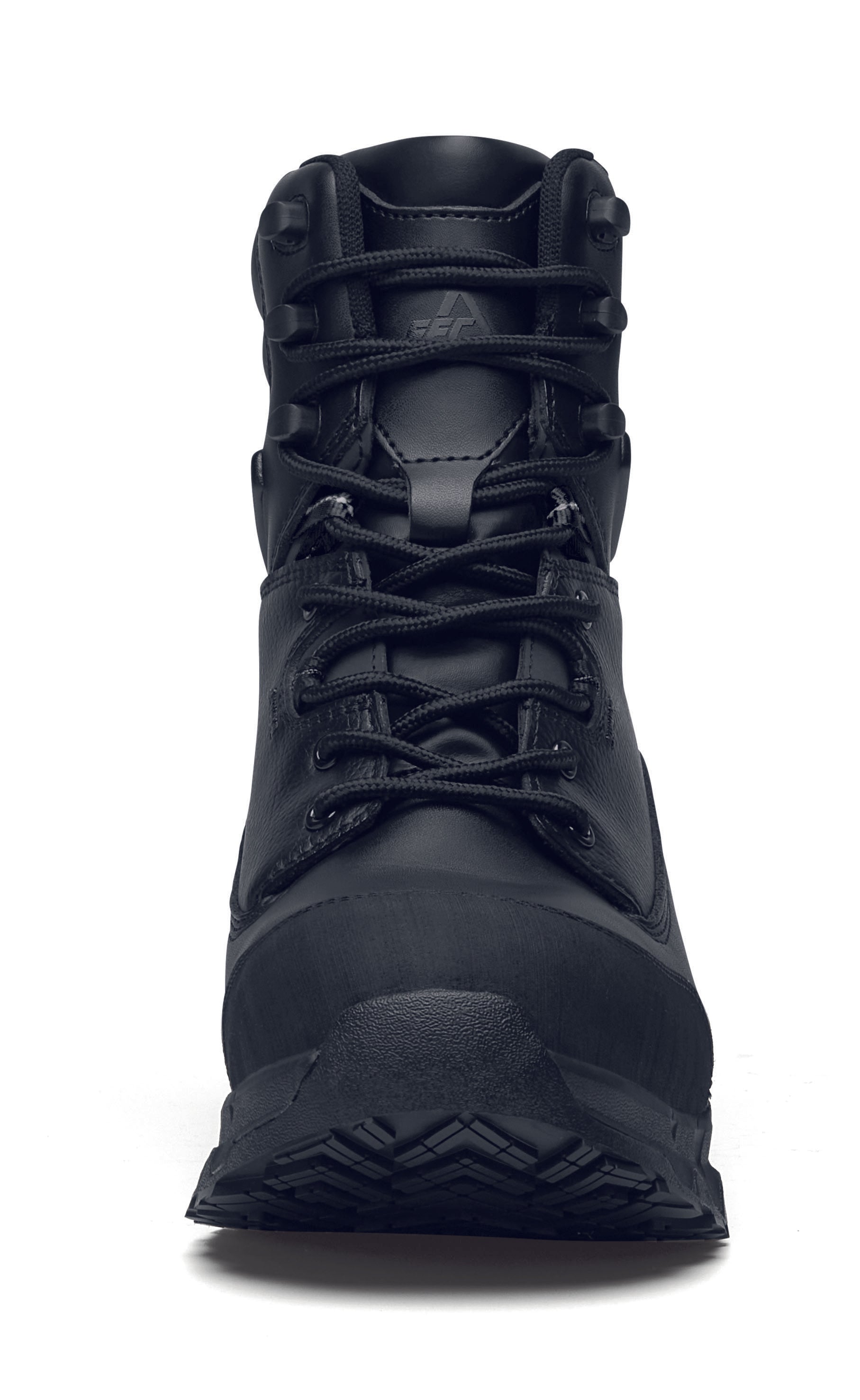 The Delvin from Shoes For Crews, the ultimate footwear for extreme conditions, seen from the front.